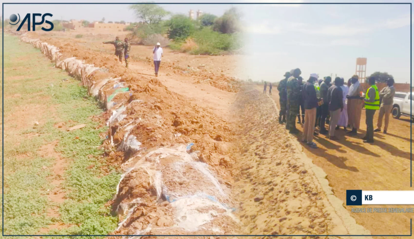 Une mission d’identification de sites pour digues de protection à Podor